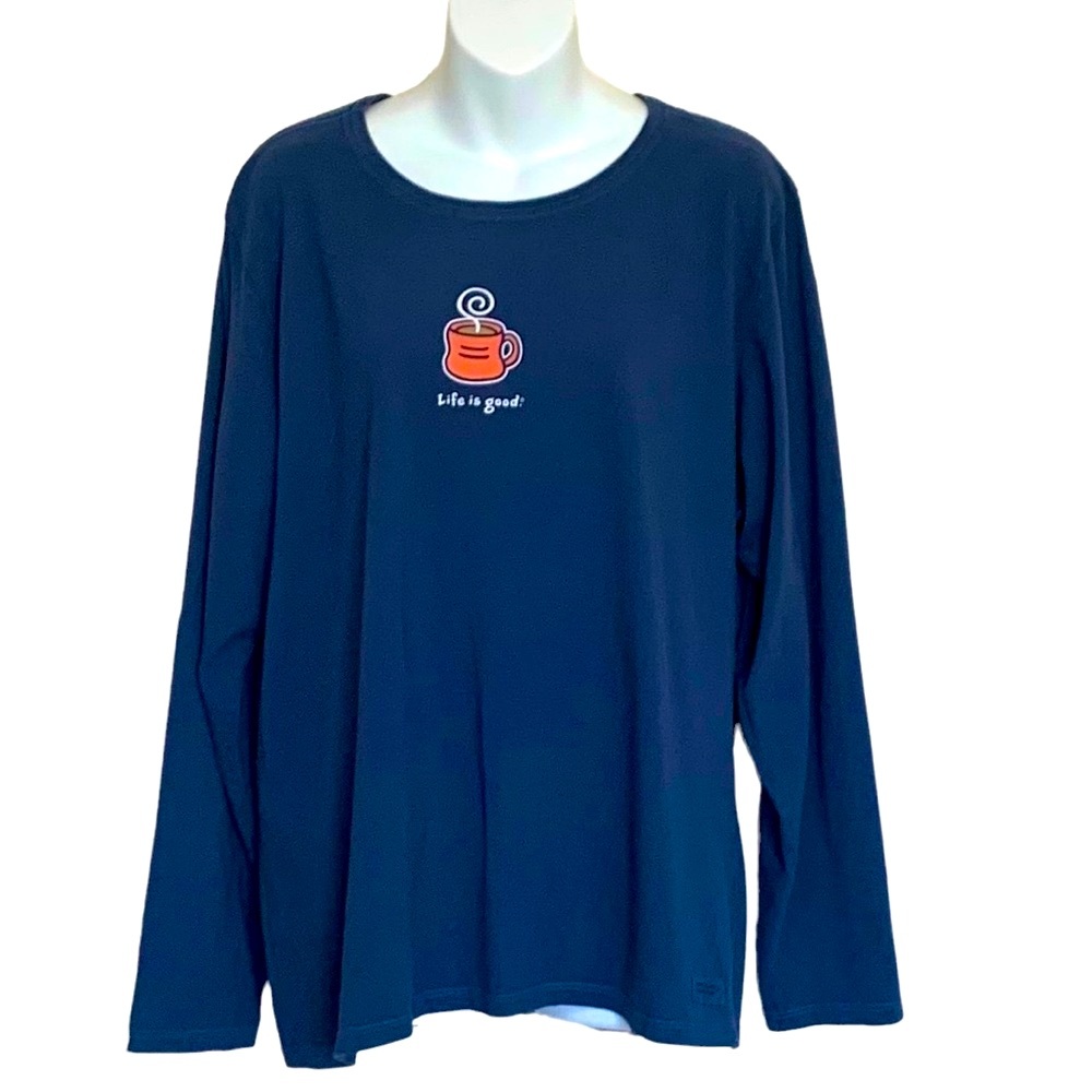 Life Is Good Vintage Collection Long Sleeve Tee Sz XL